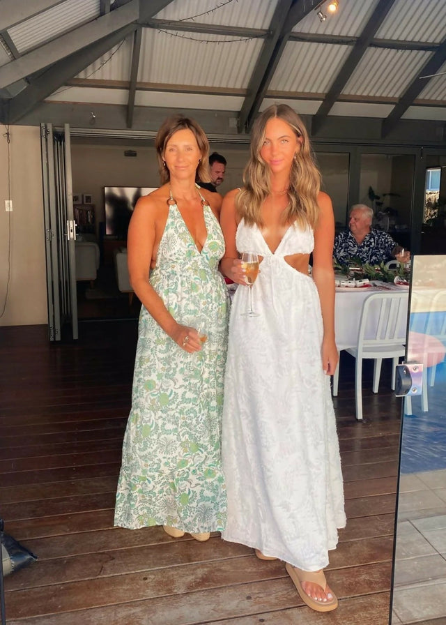 Sabo Skirt Arlet Maxi Dress - 8 / White - Dresses