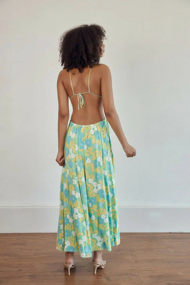 Sabo Skirt Toulouse Maxi Dress - 6 / Green - Dresses