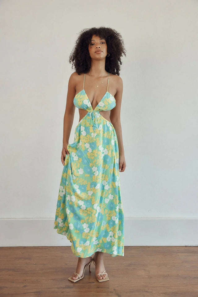 Sabo Skirt Toulouse Maxi Dress - 6 / Green - Dresses