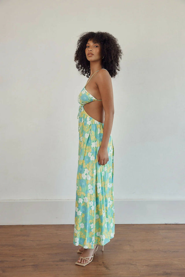 Sabo Skirt Toulouse Maxi Dress - 6 / Green - Dresses