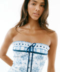 Sabrin with Jean Mini Dress - 8 / Print - Dresses
