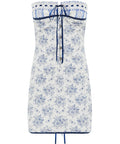 Sabrin with Jean Mini Dress - 8 / Print - Dresses