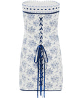 Sabrin with Jean Mini Dress - 8 / Print - Dresses