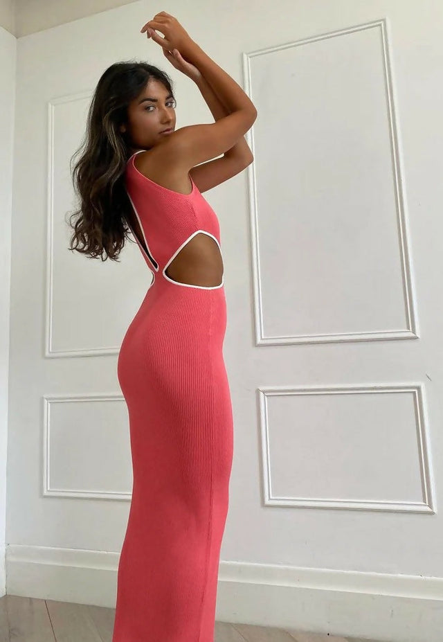 San Sloane Adrian Dress Coral - 8 / Orange - Dresses