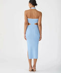 San Sloane Monica Midi Dress - 10 / Blue - Dresses