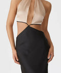 San Sloane Selene Midi Dress Black/Brown Size 8 / S - 8 / Multi - Dresses
