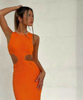 San Sloane Talia Dress Orange - 6 / Orange - Dresses