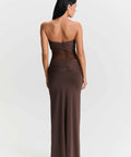 Sasha Therese Amara Maxi Dress — Brown - Dresses