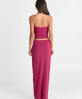 Sasha Therese Blair Top & Kaia Skirt in Ruby - Outfit Sets