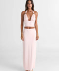 Sasha Therese Cleo Top & Skirt Set in Pink - 8 / Pink - Outfit Sets