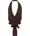 SASHA THERESE Luna Top & Skirt Brown - Outfit Sets