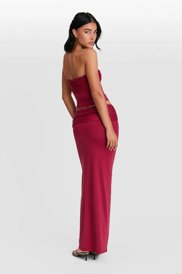 Sasha Therese Naya Set in Cherry - Outfit Sets