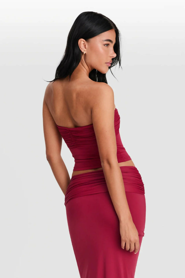 Sasha Therese Naya Set in Cherry - Outfit Sets