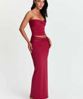 Sasha Therese Naya Set in Cherry - Outfit Sets