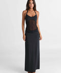 Sasha Therese Sariya Maxi Dress in Black - Dresses