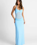 Sasha Therese Sariya Maxi Dress Sky Blue - 8 / Blue - Dresses