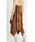 Sass & Bide Brown Sugar Silk Slip Dress Brown Size 10 - 10 / Brown - Dresses