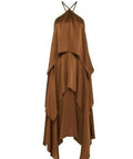 Sass & Bide Brown Sugar Silk Slip Dress Brown Size 10 - 10 / Brown - Dresses