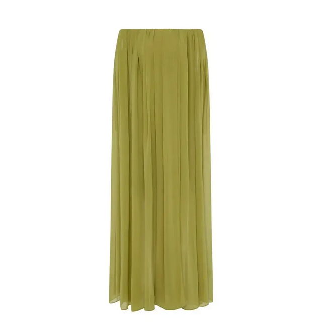 Sass & Bide Claret Maxi Dress Olive Green Size AU 6