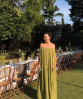 Sass & Bide Claret Maxi Dress Olive Green Size AU 6 - 6 / Green - Dresses