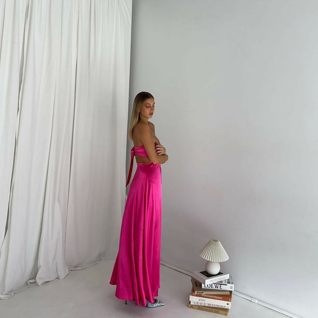 Sass + Lane Lucy Midi Pink - 8 / Pink - Dresses