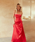 Sass + Lane Luna Midi Red - 8 / Red - Dresses