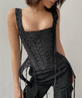 Say No More - Say No More Eden Lace Up Corset
