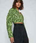 Scanlan Theodore - Scanlan Theodore Cotton Paisley Crop Shirt