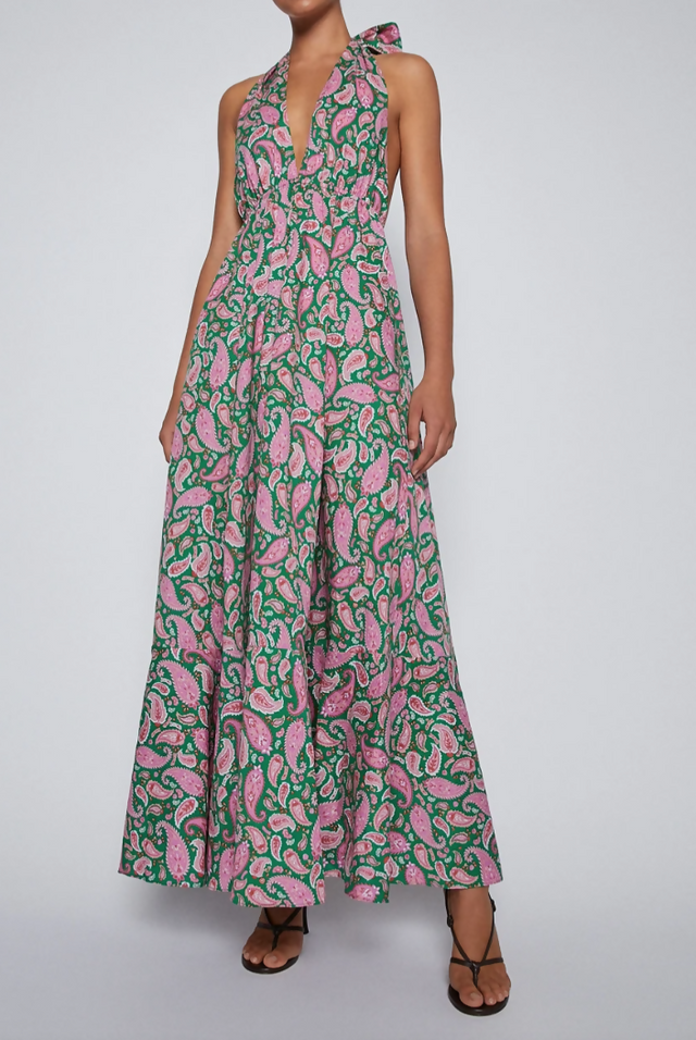 au_8_scanlan_theodore_scanlan_theodore_cotton_paisley_halter_dress_kelly_green_size_8