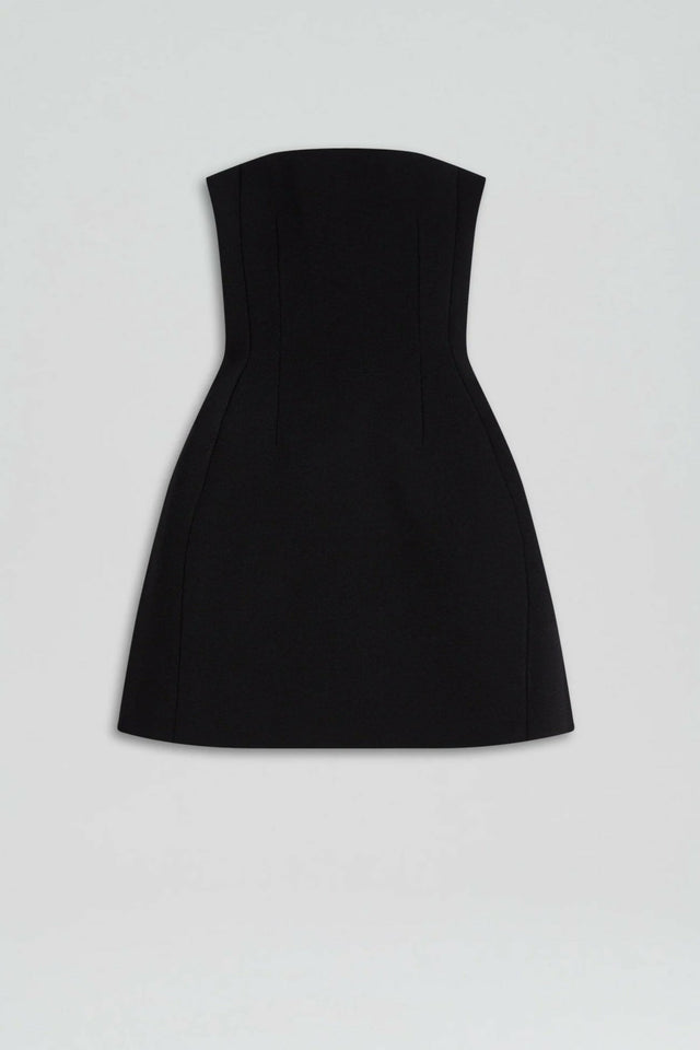 ScanlanTheodoreCrepeKnitPeplumStraplessDress-Black4