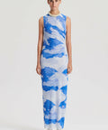 Scanlan Theodore Italian Cloud Print Dress - Sizes 8 & 10 - Dresses