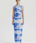 Scanlan Theodore Italian Watercolour Blue White - Dresses