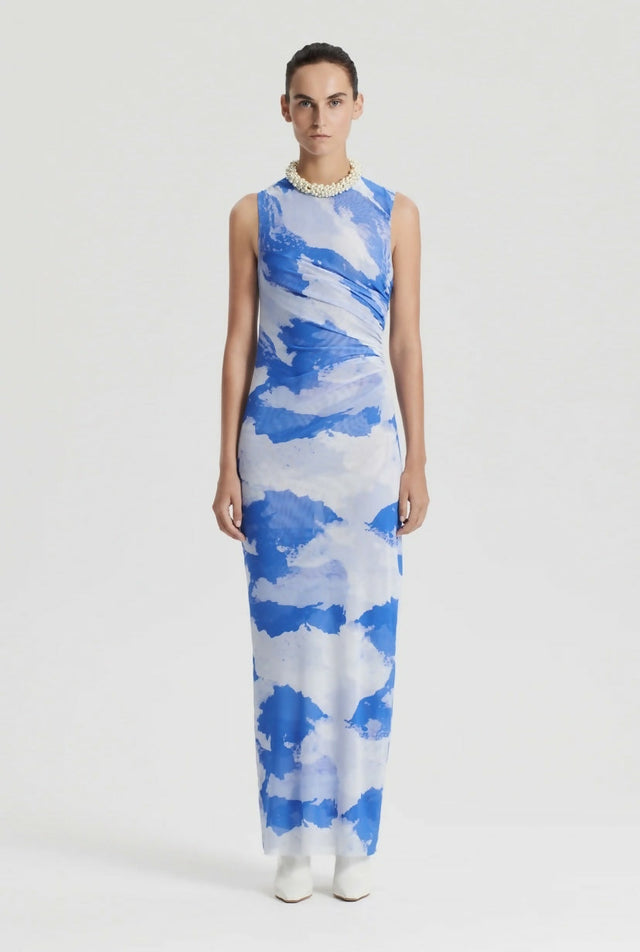 Scanlan Theodore Italian Watercolour Dress Blue White Italian Watercol | Passion For Fashion Scanlan Theodore Italian Watercolour Dress Blue White Italian Watercol | Passion For Fashion