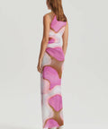 Scanlan Theodore Italian Watercolour Dress in Pink/Tan Size 6 10 - Dresses