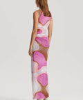 Scanlan Theodore Italian Watercolour Print Dress Pink Tan Size 10 - 10 / Multi - Dresses