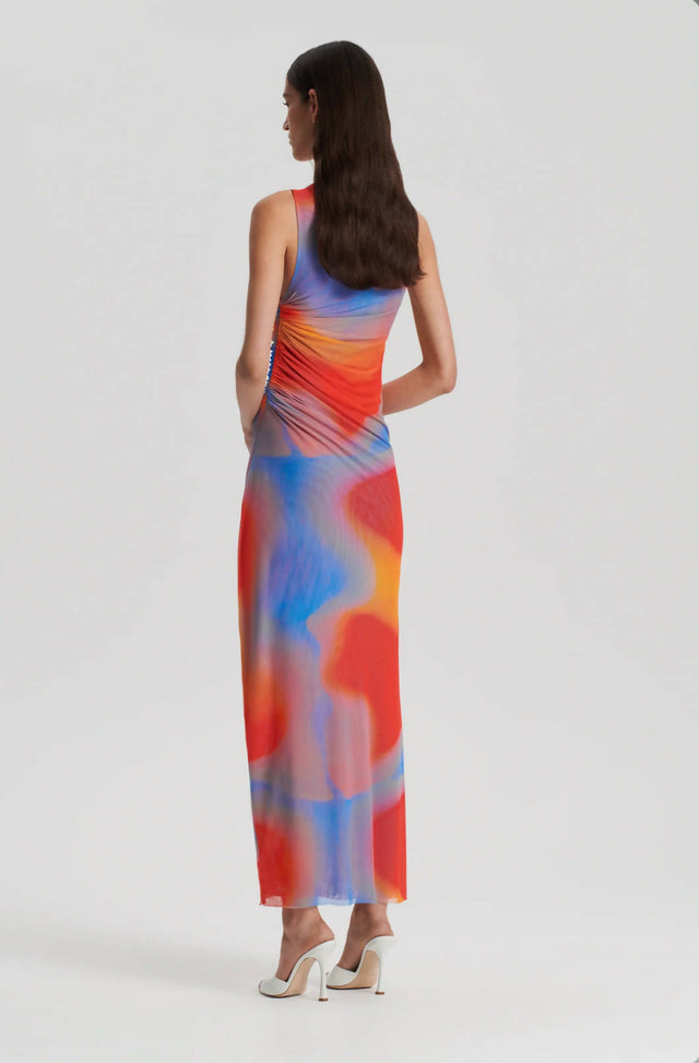 Scanlan Theodore Italian Watercolour Dress - Size 12 - Dresses
