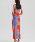 Scanlan Theodore - Scanlan Theodore Italian Watercolours Tangerine Mesh Dress