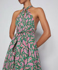 Scanlan Theodore Paisley Halter Maxi Dress - 10 / Print - Dresses