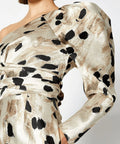 Scanlan Theodore - Scanlan Theodore Tribal One Sleeved Dress Animal Print