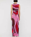 Scanlan Theodore - Scanlan Theodore Watercolour Mesh Dress