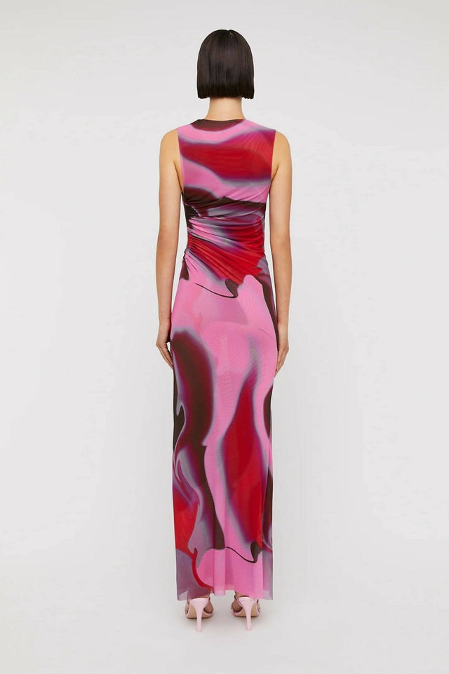 Scanlan Theodore - Scanlan Theodore Watercolour Mesh Dress