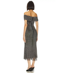 Self Portrait Diamante Midi Dress in Black - 8 / Black - Dresses
