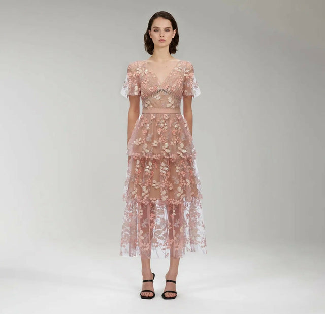 White Lace Dress Self Portrait Floral Embroidered Mesh Midi Dress Self Portrait Flower Mesh Tiered Midi Dress Pink Size 12 Passion For Fashion White Lace Dress Self Portrait Floral Embroidered Mesh Midi Dress Self Portrait Flower Mesh Tiered Midi Dress Pink Size 12 Passion For Fashion