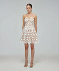 Self Portrait Mini Azalea Dress White Size 14 - 14 / White - Dresses