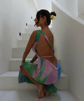 She is OLLÁ Luelle Midi Dress in Gaia - 8 / Multi - Dresses