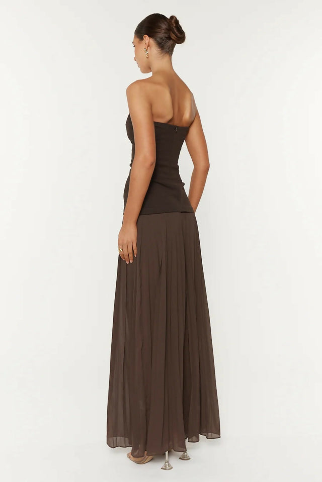She Is Olla Nicolette Espresso - 8 / Brown - Dresses