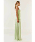 green emerald velvet dress She Is Olla Nicolette Gown Green Size XS main image 1