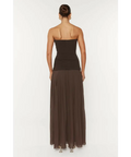 She is OLLA Nicolette Maxi Dress - 6 / Brown - Dresses