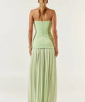 She Is Olla Nicolette Maxi Dress in Green - Dresses