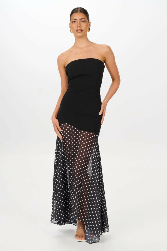 She is Olla Sarai Dress - 6 / Black - Dresses